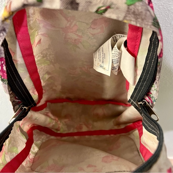 JANSPORT Pink Rose Floral Mini Half Pint Backpack - Picture 5 of 5